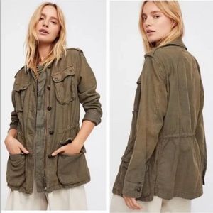 💚 Free People Not Your Brothers Surplus Jacket Military Army Cargo